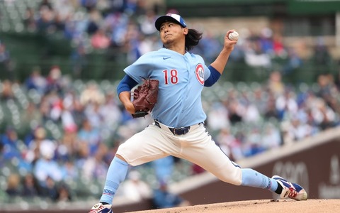 【MLB】ノーノー継続中の今永昇太を6回で交代……「簡単な判断だった」カブス指揮官が語った理由とは？ 画像