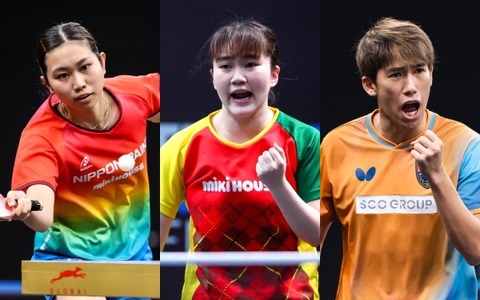 大藤沙月がカットマン・佐藤瞳とのチームメイト対決　2年ぶりV狙う吉村真晴は中国の19歳新星と激突　日本勢がタイトルかけた大一番【WTTコンテンダー太原】 画像