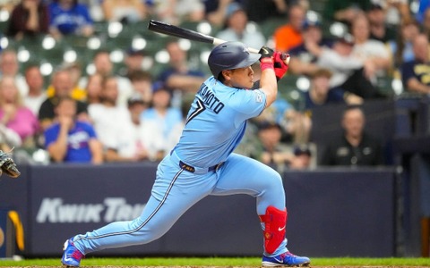 【MLB】ブルージェイズ指揮官、4試合ぶり安打の岡本和真に注文「もっと大胆に、もっとアグレッシブに」　“原点回帰”を求める 画像