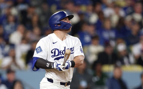 【MLB】控え捕手はもったいない……ドジャース25歳ラッシング、有言実行のグランドスラム「大谷翔平がホームラン打ってこいって」 画像
