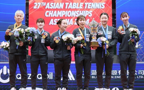 中国女子の対抗馬に日本を格付け「間違いなく世界2番目」　現地メディアが伊藤美誠、平野美宇ら不在の陣容を分析【世界卓球2026】 画像
