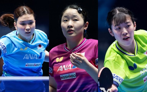 卓球日本女子の圧勝劇を中国メディア称賛　全勝の張本美和は「終始ハイレベル」　初勝利の18歳面手凛は「最終的に3－0快勝」【世界卓球2026】 画像