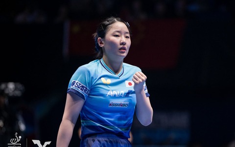 張本美和が孫穎莎、王曼昱に続き3位をキープ　早田ひなが10位でトップ10維持　上位の中国勢は変動なし｜卓球女子世界ランキング（2026年第21週） 画像