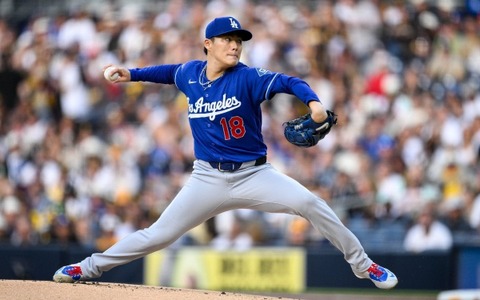 【MLB】「援護2点以下が5試合目」山本由伸、痛恨の“スミ1”で今季4敗目　7回1失点8奪三振の快投も報われず 画像