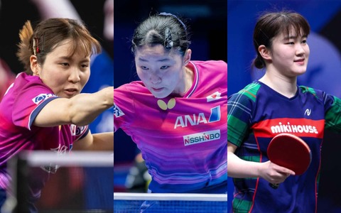 卓球女子は“8選手中6人”が8強入りで優勝争い　張本美和、大藤沙月、平野美宇らが準々決勝へ、日本勢が上位席巻【WTTコンテンダーザグレブ】 画像