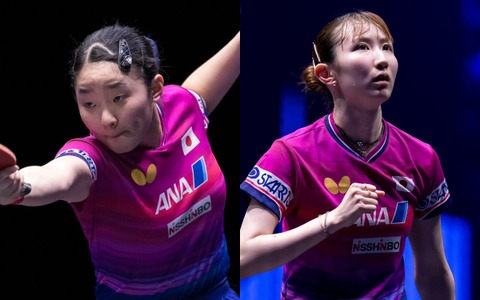 卓球日本女子のWエースが直接対決　“張本美和 vs. 早田ひな”過去の国際大会戦績は？　全日本決勝でも対戦の注目マッチ【WTTコンテンダーリュブリャナ】 画像