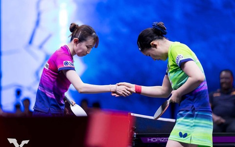 張本美和、中国メディアが分析した早田ひな撃破の要因は？　WTT公式はWエースの戦いに熱視線「ライバル関係が燃え盛る」【USスマッシュ】 画像