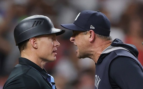 【MLB】ブーン監督が通算49回目の退場処分、わずか9年で“歴代25傑入り”へ王手　5年連続トップへ1差肉薄……チャレンジ申請が通らず激怒 画像