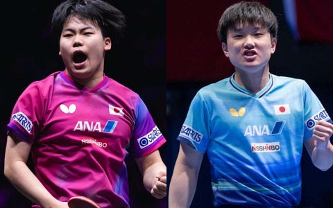 松島輝空が3位、張本智和が5位で“Wエース”がトップ10を維持　王楚欽が1位キープで上位は変動なし｜卓球男子世界ランキング（2026年第30週） 画像