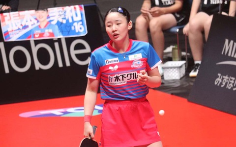 台湾開幕でKA神奈川が名古屋と激闘　張本美和がエース起用に応える、地元レジェンドもダブルスで観衆魅了【Tリーグ】 画像