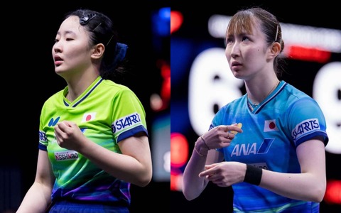 張本美和3位、早田ひな7位で上位勢は変動なし　小塩悠菜が大幅浮上でトップ100入り｜卓球女子世界ランキング（2026年第32週） 画像