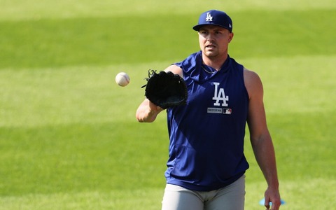 【MLB】「ボールの質は良かった」最強左腕スクーバル、ドジャース初陣を振り返る　ロバーツ監督も「いい投球を見せてくれた」と称賛 画像