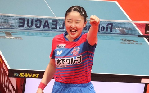 「世界ランキングでは上にいますが……」張本美和が語ったエースへの考え　神奈川を勝利に導いた18歳は「3連覇を目指す」【Tリーグ】 画像