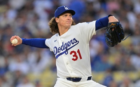 【MLB】ドジャースに朗報、グラスノーが3Aで圧巻のリハビリ登板「4回途中無安打無失点8奪三振」　復帰へ向けて大きく前進 画像