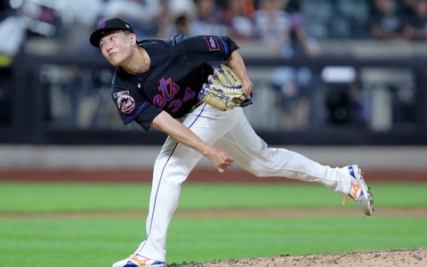 【MLB】「新守護神が見つかった？」千賀滉大が2セーブ目、安定の火消しを公式称賛　指揮官は満面の笑み「引き続き、重要な場面を」 画像