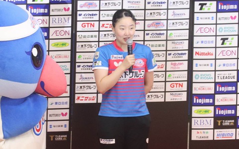 張本美和が明かした“推しアスリート”と対面熱望の思い「プレーが見ていてかっこいい」　ロス五輪懸けて戦う代表へ期待【Tリーグ】 画像