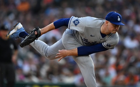 【MLB】「おかえりなさい」CY賞左腕スクーバルが涙……古巣コメリカパークのビデオメッセージに感激　タイガース戦6回1失点の好投 画像