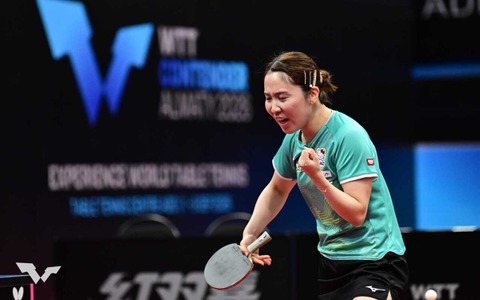 “2冠達成”の平野美宇は「輝かしい復調」　復活V→世界ランク大幅アップにWTT公式も注目「再び火を灯すきっかけか？」 画像