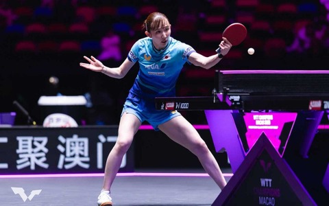 早田ひな、橋本帆乃香を振り切り準々決勝進出…40分超え激戦　次戦は大藤沙月と激突、松島輝空もベスト8入り【WTTチャンピオンズマカオ】 画像