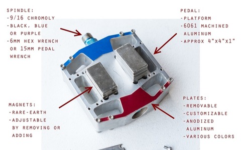 マグネット搭載のペダルで安全なライドを実現する「MagLOCK Bike Pedal」登場 画像