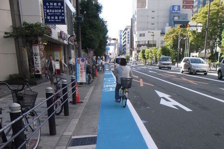 大阪市初の自転車レーン設置イベントが9月20日開催 画像