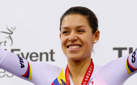 2014-15トラックワールドカップ第2戦、女子スクラッチはコロンビアのサルセドが金メダル 画像