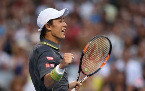 【全豪オープン15】錦織圭は4年連続のベスト16進出、1stセットダウンから逆転勝利 画像