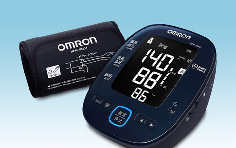 測定データをiPhoneやAndroidスマートフォンで簡単に転送管理「オムロン 上腕式血圧計 HEM-7280C」 画像