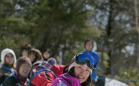 上村愛子と会津磐梯山のスキー場で雪の大運動会をして遊ぼう 画像