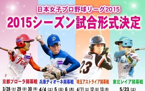 3月28日開幕！「日本女子プロ野球リーグ」が今季の日程を発表 画像