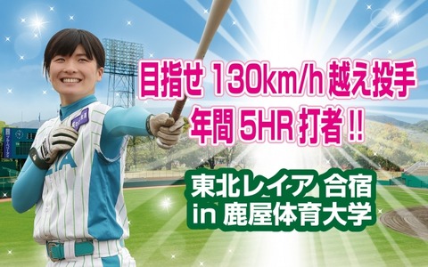 日本女子プロ野球リーグ「130km/h越え投手、年間5HR打者」プロジェクトスタート 画像