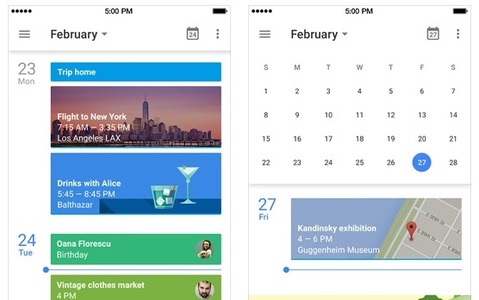 「Googleカレンダー」アプリのiPhone版が登場！ 画像