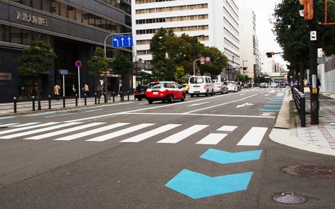 大阪・本町通り自転車レーンが2014年度中に松屋町筋まで延長 画像