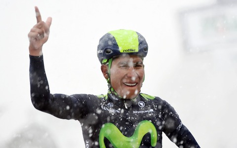 【ティレーノ～アドリアティコ15】キンタナが吹雪の頂上ゴールで2015年初勝利 画像