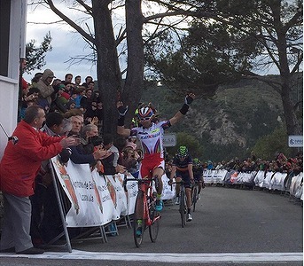 【自転車ロード】カチューシャのビシオソが大ケガから復活の勝利、スペインのGPミゲール・インデュライン 画像