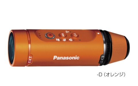 45g一体型ウェアラブルカメラ「HX-A1H」…防水・防塵・耐衝撃・耐寒のタフ設計 画像