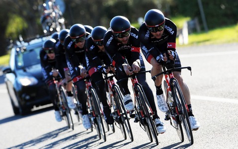 【自転車ロード】ジロ・デル・トレンティーノ第1S、チームTTでボーラ・アルゴン18が優勝 画像