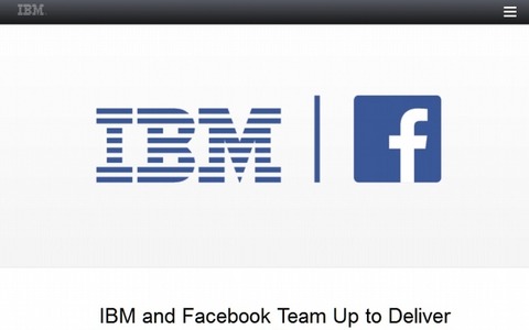 IBMとFacebook、マーケティング領域ビジネスで業務提携 画像