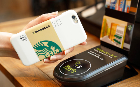 スターバックス、iPhone 6 ケース型プリペイドカード…FeliCaチップ搭載 画像