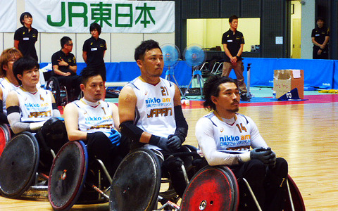 車いすのラグビー「ウィルチェアーラグビー」が千葉で開催…日本は初戦勝利 画像