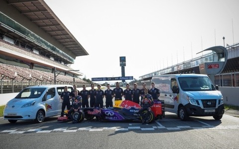 【F1】日産の商用車、インフィニティ・レッドブル・レーシングをサポート 画像
