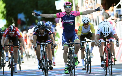 【ジロ・デ・イタリア15】第17ステージ、モドロがスプリントで大会2勝目 画像