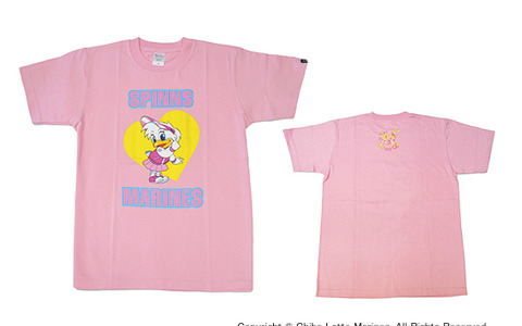 【プロ野球】千葉ロッテマリーンズ×SPINNSコラボTシャツ…リーンちゃんがプリント！ 画像