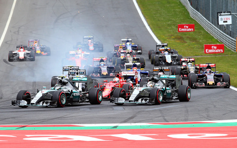 【F1 オーストリアGP】ロズベルグが今季3勝目、ライコネンとアロンソがあわや大惨事のクラッシュ 画像