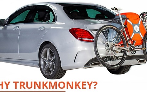 ピンチのときの強い味方！自転車を積むためのポンプ内蔵式キャリア「TrunkMonkey」登場　テキサス 画像