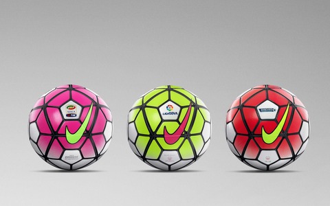 ナイキ、2015-16シーズンのヨーロッパトップリーグで使用されるサッカーボールを発表 画像