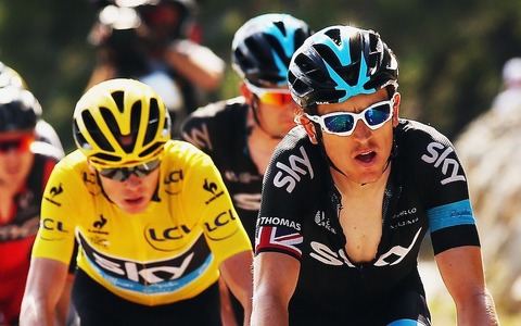 【ツール・ド・フランス15】トーマス、コース外へ転落…バルギルに激突される 画像