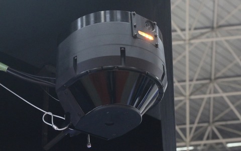 監視カメラに代わってレーザーで監視する「LASER RADER」…コニカミノルタ 画像