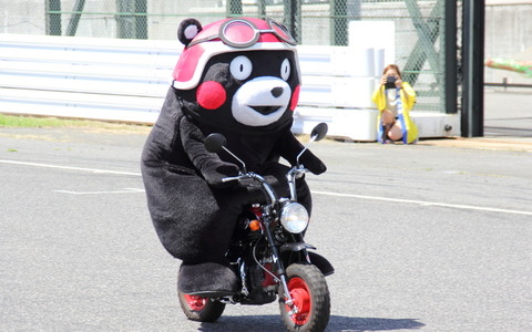 【鈴鹿8耐】くまモン、見事なバイクパフォーマンスを披露 画像