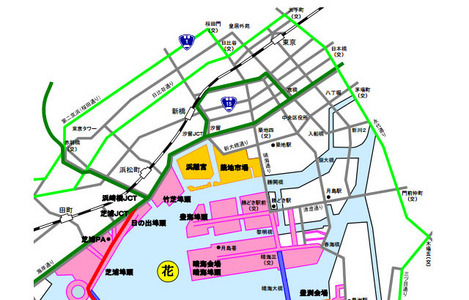 8月8日は東京湾大華火祭…首都高晴海線・台場線など一部区間で通行止め 画像